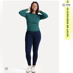 BETABRAND Signature Mid-Rise Skinny Denim XL S Petite